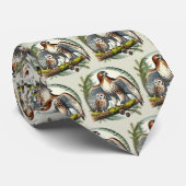 Cool tiled owl eagle pattern  ネクタイ (ロール)