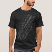 Cool Tire Tread Texture  Tシャツ (正面)