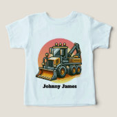 Cool Toddler Boys construction customizable  (デザイン正面)