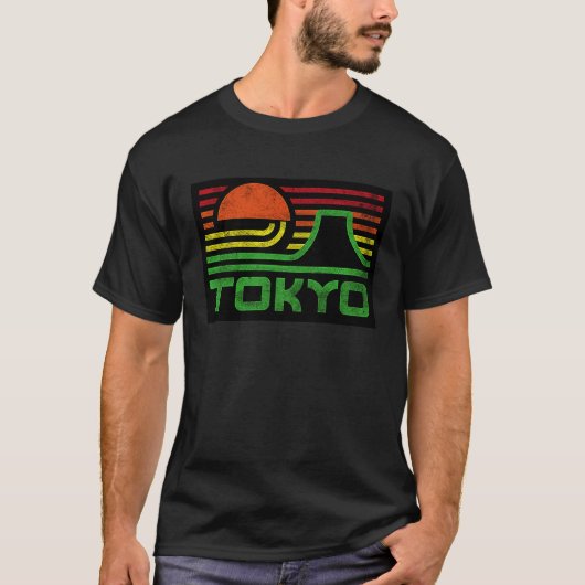 Cool Tokyo Japan Outfit Illustration Graphic Cool Tシャツ (正面)