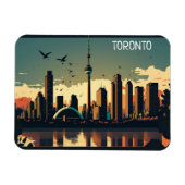 Cool Toronto Canada Skyline  マグネット (横)