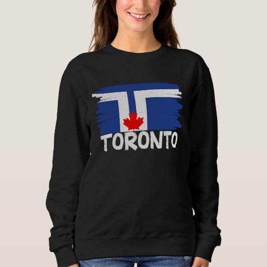 Cool Toronto Flag スウェットシャツ (正面)