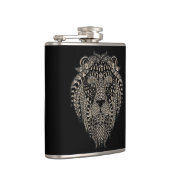 Cool Tribal Metallic Lion Head フラスク (右)