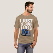 Cool Truck Driver Art for Men Women Big Rig Traile Tシャツ (正面フル)