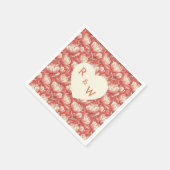 Cool Tulip Themed Backyard Wedding スタンダードカクテルナプキン (角)