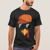 Cool Turkey Face Funny Thanksgiving Disguise Tee Tシャツ (正面)