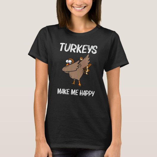 Cool Turkey For Men Women Forest Wild Animal Tシャツ (正面)