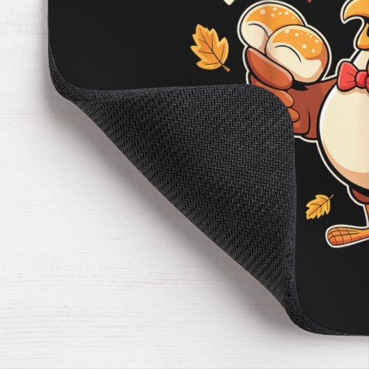 Cool Turkey Lgrim Holding Roll I'm Just Here For T マウスパッド (コーナー)