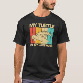 Cool Turtle For Kids Boys Sea Turtle Aquatic Anima Tシャツ (正面)