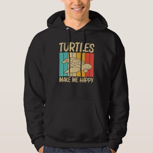 Cool Turtle For Men Women Sea Turtle Aquatic Anima パーカ (正面)