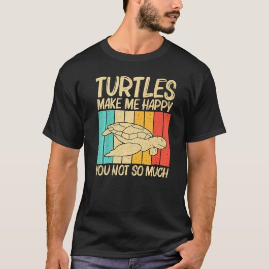 Cool Turtle For Men Women Sea Turtle Aquatic Anima Tシャツ (正面)