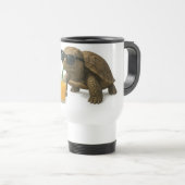 Cool Turtle Sipping Juice Sticker トラベルマグ (正面右)
