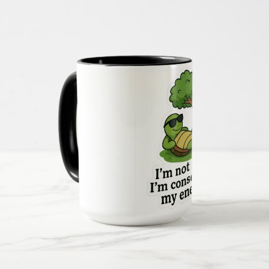 Cool Turtle Sticker マグカップ (正面左)