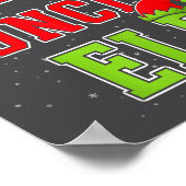 Cool Uncle Elf Christmas Family Matching Group Xma ポスター (角)