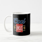 Cool Uncles Club For New Uncle Father's Day Uncle  コーヒーマグカップ (左)