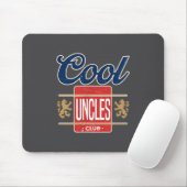 Cool Uncles Club For New Uncle Father's Day Uncle  マウスパッド (マウス)