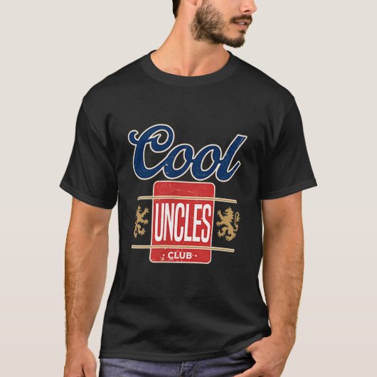 Cool Uncles Club For New Uncle Father's Day Uncle  Tシャツ (正面)