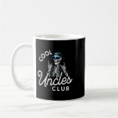 Cool Uncles Club Shirt Funny Skeleton Men Uncle  コーヒーマグカップ (左)