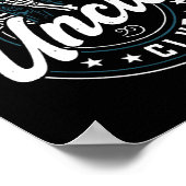 Cool Uncles Club Shirt Funny Skeleton Uncle Men  ポスター (角)