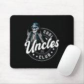 Cool Uncles Club Shirt Funny Skeleton Uncle Men  マウスパッド (マウス)