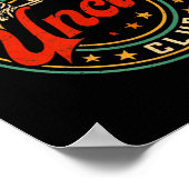 Cool Uncles Club Shirt Retro Funny Skeleton New Un ポスター (角)