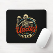 Cool Uncles Club Shirt Uncle Skeleton Men Fathers  マウスパッド (マウス)