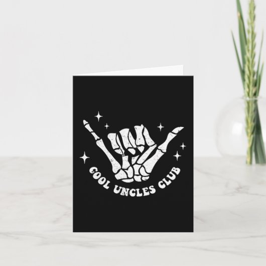 Cool Uncles Club Uncle Cke Birthday Father's Day  カード (正面)