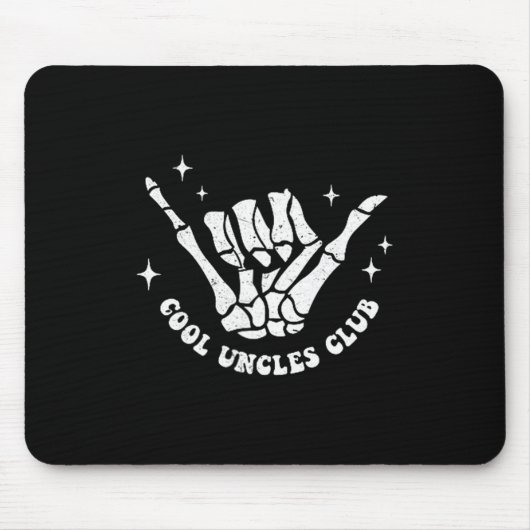 Cool Uncles Club Uncle Cke Birthday Father's Day  マウスパッド (正面)