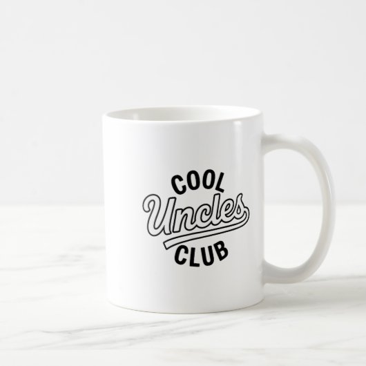 Cool Uncles Club Uncle Ever Funny Cket Fathers Day コーヒーマグカップ (右)