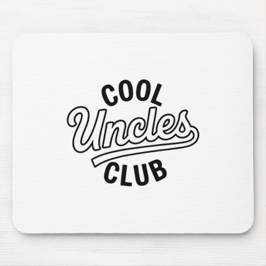 Cool Uncles Club Uncle Ever Funny Cket Fathers Day マウスパッド (正面)
