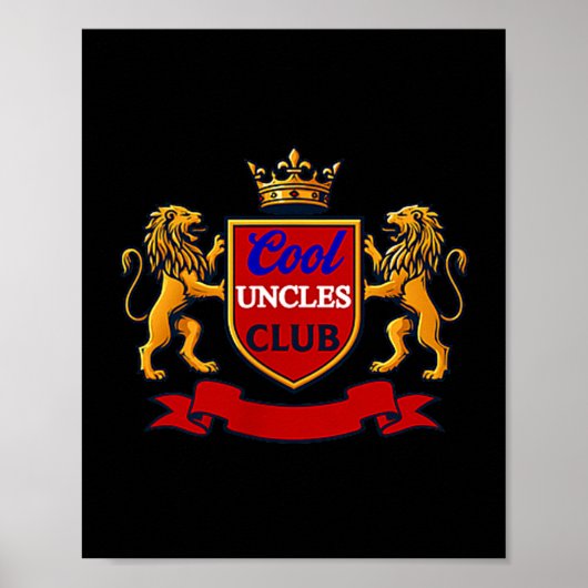 Cool Uncles Club Uncle Ever Funny Cket Funny Uncle ポスター (正面)