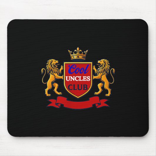 Cool Uncles Club Uncle Ever Funny Cket Funny Uncle マウスパッド (正面)