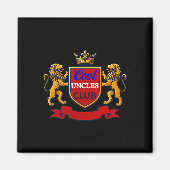Cool Uncles Club Uncle Ever Funny Cket Funny Uncle マグネット (正面)