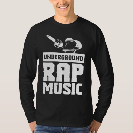 Cool Underground Rap Music Rap Tシャツ (正面)
