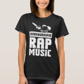 Cool Underground Rap Music Rap Tシャツ (正面)