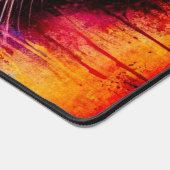 Cool Vibrant Illustrated Cat Desk Mat デスクマット (コーナー)