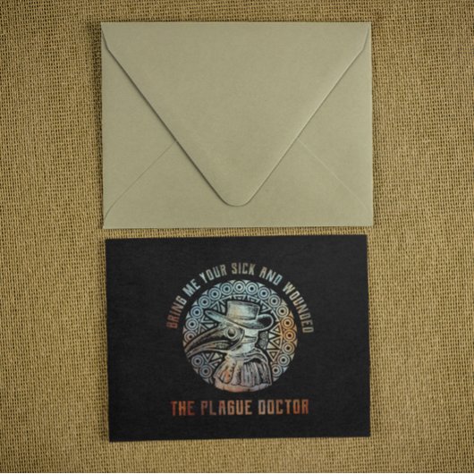 Cool Vintage Plague Doctor   ポストカード
