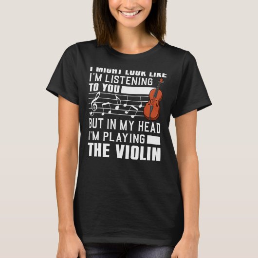 Cool Violin For Men Women Violinist Player Viola C Tシャツ (正面)