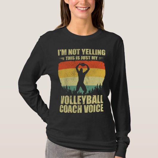 Cool Volleyball Coach For Men Women Team Volleybal Tシャツ (正面)