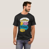 Cool Waiter By Day Professional Overthinker By Nig Tシャツ (正面フル)