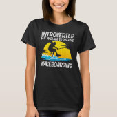 Cool Wakeboarding For Men Women Wakeboard Wakeboar Tシャツ (正面)