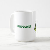 Cool Watermelon Sunglasses Cartoon Graphic コーヒーマグカップ (正面左)