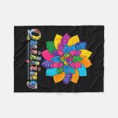 Cool Women Quilting Sewing Love Quilt Patterns Qui フリースブランケット (正面(横))