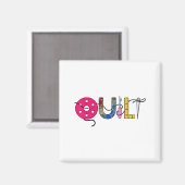 Cool Womens Quilt Quilting Sewing Hobby Crafter Gi マグネット (正面/裏面)