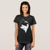 Cool Yin Yang Dog Cute Shepherd Sheepdog Tee Tシャツ (正面フル)