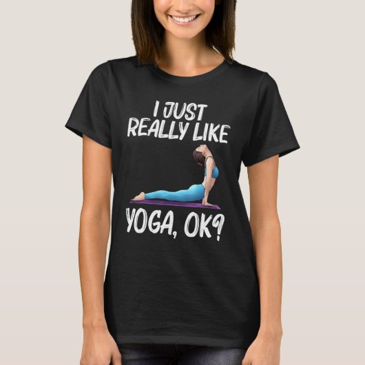 Cool Yoga For Men Women Yogi Physical Exercise The Tシャツ (正面)