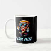 Cool Zza Slice Funny Food Lovers Kids Men And Wome コーヒーマグカップ (左)