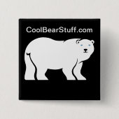 CoolBearStuff.com 缶バッジ (正面)