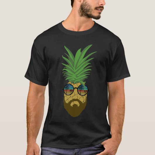 Coole Lustige Ananas Frucht Spaß Urlauber Tshirt Tシャツ (正面)