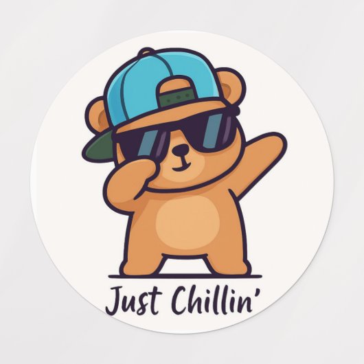 Coole Stickers. ラベル (デザイン1)